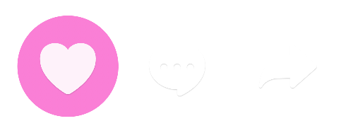 Flashing pink circle behind the TikTok icons for Like, Comment and Share