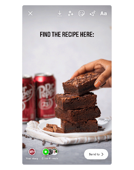 How Instagram Sticker links work