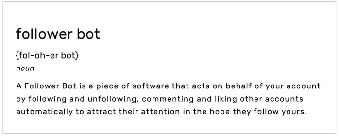 Follower Bot Definition