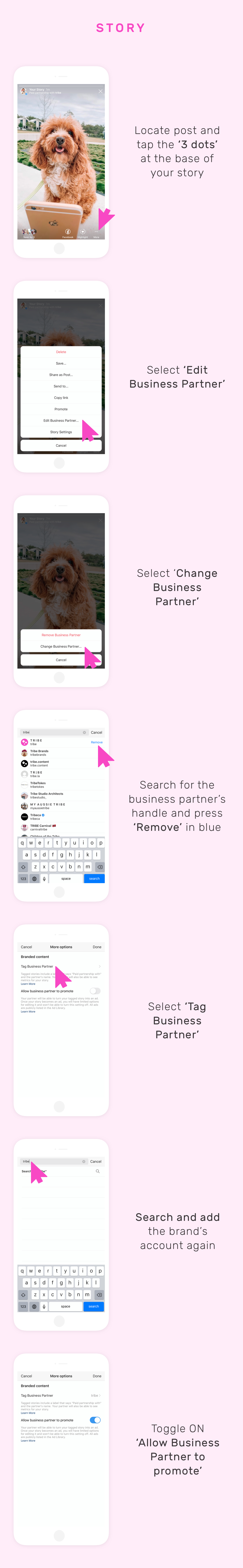 allowing a brand to promote your story post