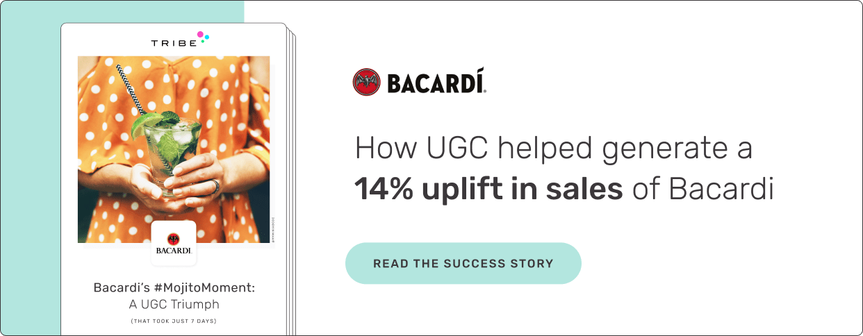 Bacardi: How UGB helped generate a 14% uplift in sales of Bacardi. READ THE SUCCESS STORY