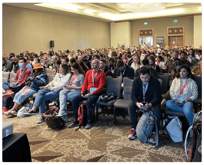 sxsw2022 full house at "Has TikTok won the creator wars?"